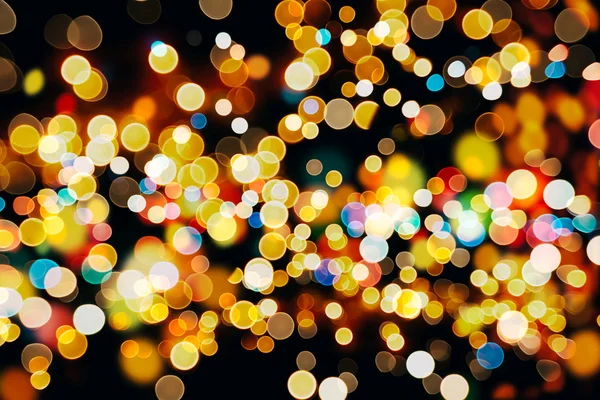 Festive elegant abstract background with bokeh lights and stars Texture — Stock Photo, Image