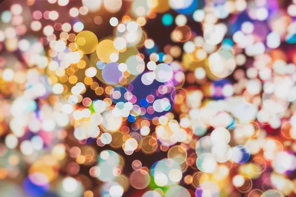 Fundo abstrato elegante festivo com luzes bokeh e textura de estrelas — Fotografia de Stock