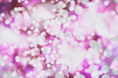 ışıklar ve yıldız ile bokeh arka plan defocused