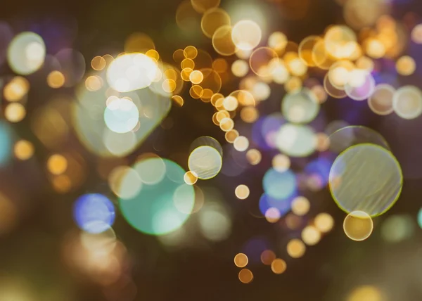 Fondo abstracto con luces y estrellas bokeh desenfocadas —  Fotos de Stock