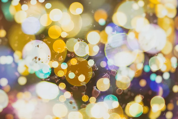 Elegante sfondo astratto con bokeh luci sfocate — Foto Stock