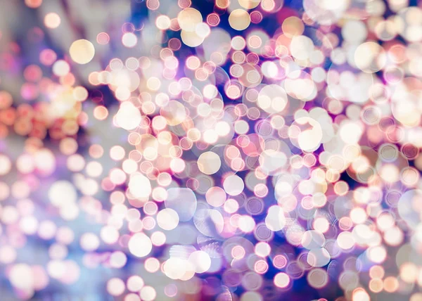 Elegant abstract background with bokeh defocused lights — Stock Photo, Image