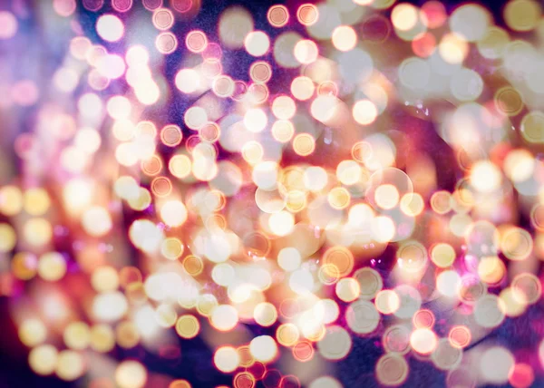 Elegante sfondo astratto con bokeh luci sfocate — Foto Stock