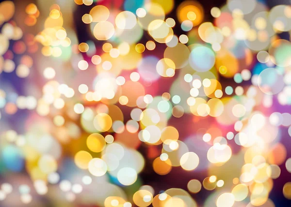 Elegant abstract background with bokeh defocused lights — Stock Photo, Image