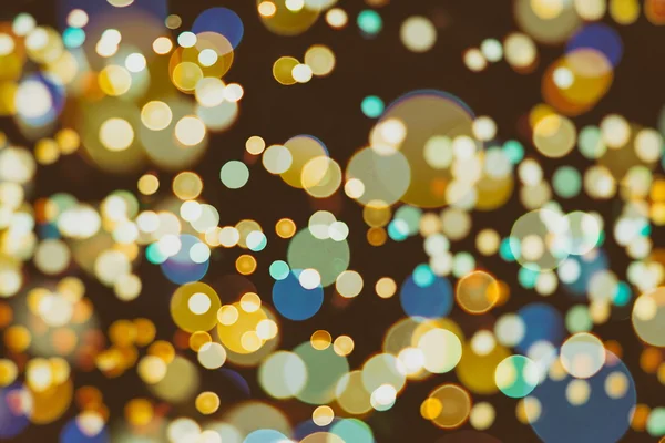 Elegant abstract background with bokeh defocused lights — Stock Photo, Image