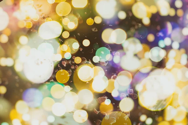 Elegante sfondo astratto con bokeh luci sfocate — Foto Stock