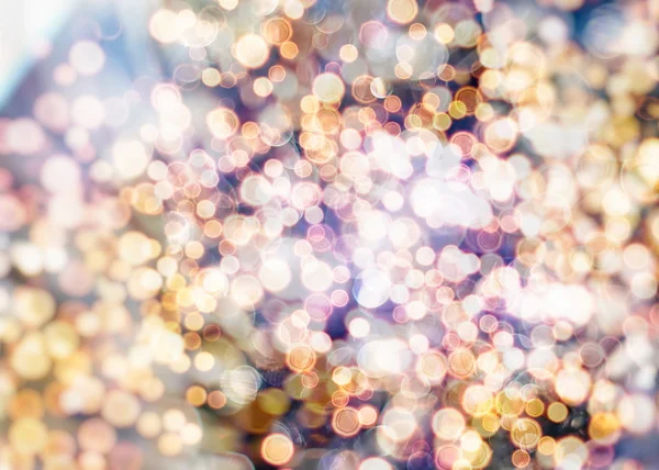 Elegante sfondo astratto con bokeh luci sfocate — Foto Stock