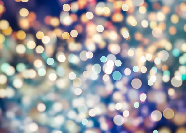 Elegant abstract background with bokeh defocused lights — Stock Photo, Image