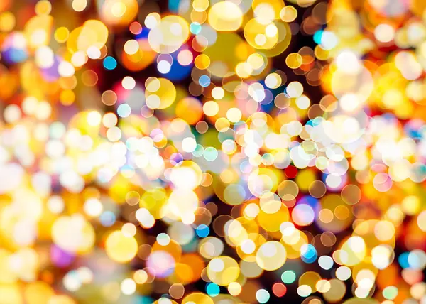 Elegante sfondo astratto con bokeh luci sfocate — Foto Stock