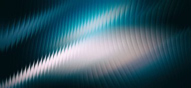 Dalgalı çizgileri ve koyu gri-beyaz gradyanı olan pürüzsüz soyut tasarım fütüristik ve zarif bir zemin oluşturur..