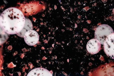 Doğal görüntü ve parlak renklerin çeşitli festival arka plan