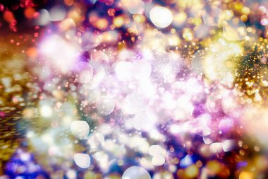 Doğal Bokeh ve parlak Festival arka plan