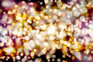 Doğal Bokeh ve parlak Festival arka plan