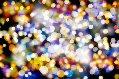 Doğal Bokeh ve parlak Festival arka plan