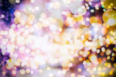 Festival Sevgililer zarif arka plan ile bokeh ışık ve yıldız