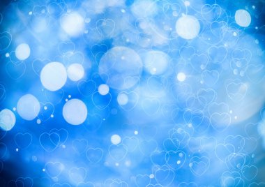 Festival Sevgililer zarif arka plan ile bokeh ışık ve yıldız