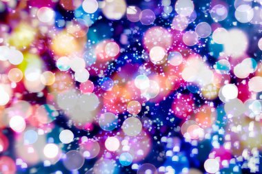 Festival Sevgililer zarif arka plan ile bokeh ışık ve yıldız