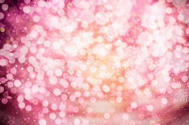 Festival Sevgililer zarif arka plan ile bokeh ışık ve yıldız