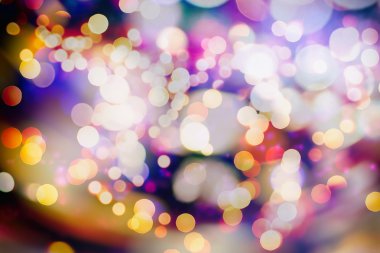 Festival Sevgililer zarif arka plan ile bokeh ışık ve yıldız