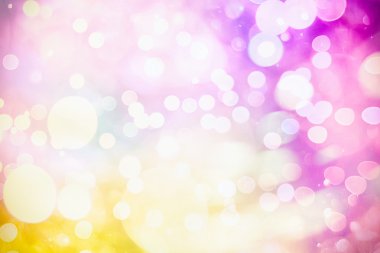 Doğal Bokeh ve parlak altın ışık şenlikli arka plan. Vintage sihirli arka plan rengi ile