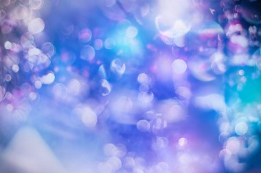 Doğal Bokeh ve parlak altın ışık şenlikli arka plan. Vintage sihirli arka plan rengi ile