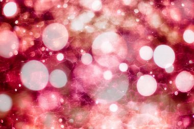 Doğal Bokeh ve parlak altın ışık şenlikli arka plan. Vintage sihirli arka plan rengi ile