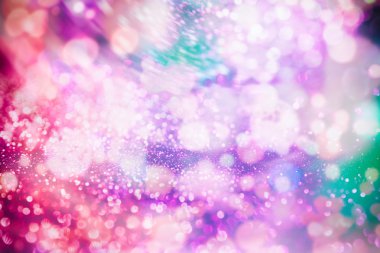 Doğal Bokeh ve parlak altın ışık şenlikli arka plan. Vintage sihirli arka plan rengi ile