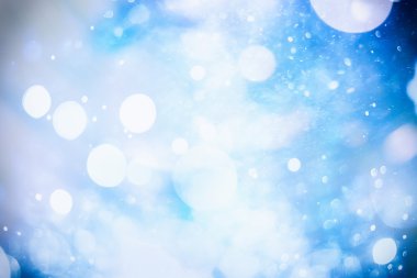 Bokeh ışıkları ve yıldız desenli şenlikli soyut arkaplan