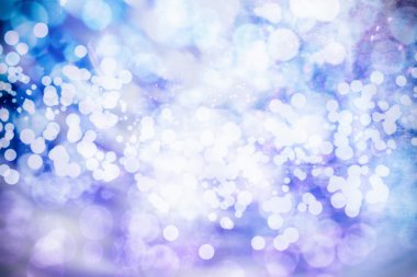 Bokeh ışıkları ve yıldız desenli şenlikli soyut arkaplan