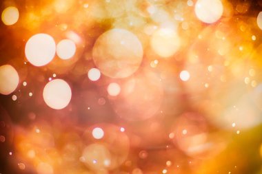 Bokeh ışıkları ve yıldız desenli şenlikli soyut arkaplan