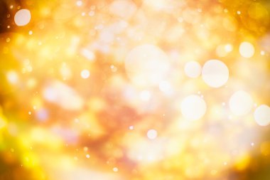 Bokeh ışıkları ve yıldız desenli şenlikli soyut arkaplan