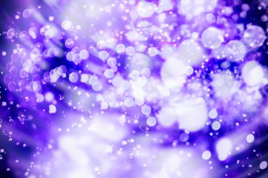 Bokeh ışıkları ve yıldız desenli şenlikli soyut arkaplan