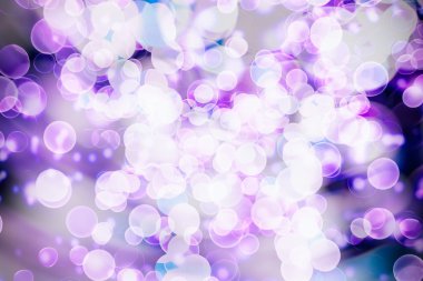 Bokeh ışıkları ve yıldız desenli şenlikli soyut arkaplan