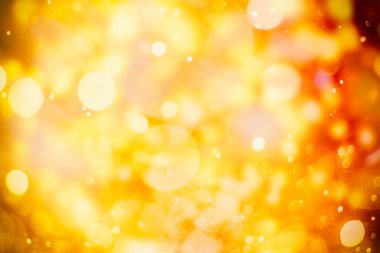 Bokeh ışıkları ve yıldız desenli şenlikli soyut arkaplan