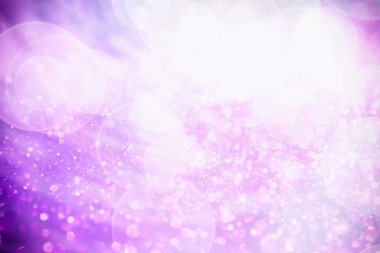 Bokeh ışıkları ve yıldız desenli şenlikli soyut arkaplan