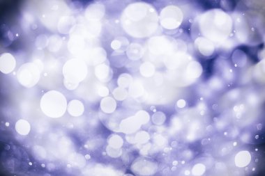 Bokeh ışıkları ve yıldız desenli şenlikli soyut arkaplan