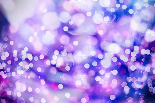 Festive Valentines elegante fundo abstrato com luzes bokeh e estrelas — Fotografia de Stock