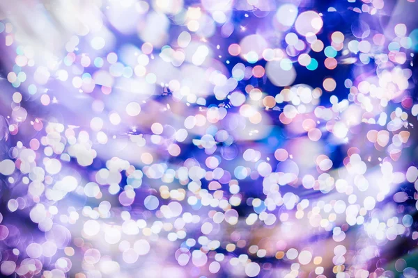 Festive Valentines elegante fundo abstrato com luzes bokeh e estrelas — Fotografia de Stock