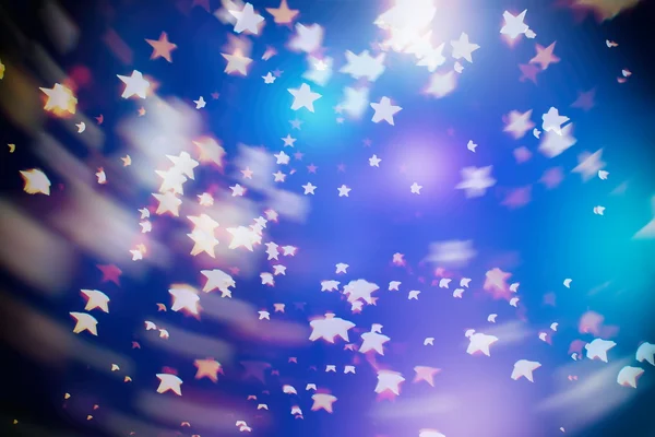 Feestelijke Valentines elegante abstracte achtergrond met bokeh verlichting en sterren — Stockfoto