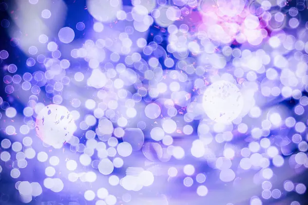 Festive Valentines elegant abstract background with bokeh lights and stars — Stock Photo, Image