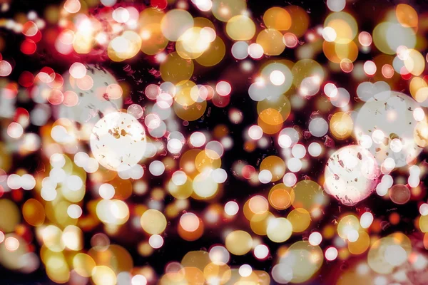 Fondo abstracto elegante festivo con luces bokeh y textura de estrellas —  Fotos de Stock