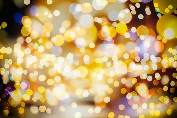 Festive elegant abstract background with bokeh lights and stars Texture — Stock Photo, Image