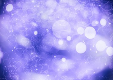 Bokeh ışıkları ve yıldız desenli şenlikli soyut arkaplan