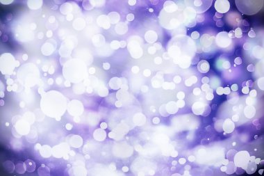 Bokeh ışıkları ve yıldız desenli şenlikli soyut arkaplan