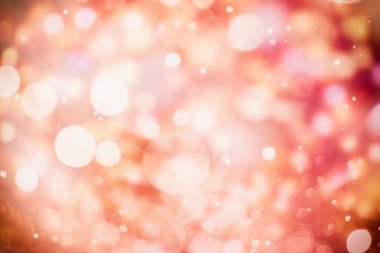 Bokeh ışıkları ve yıldız desenli şenlikli soyut arkaplan