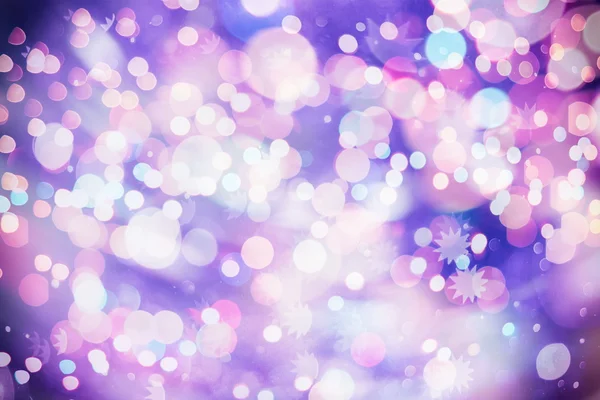 Festlicher Hintergrund mit natürlichem Bokeh und leuchtend goldenen Lichtern. Vintage magischen Hintergrund mit Farbe — Stockfoto