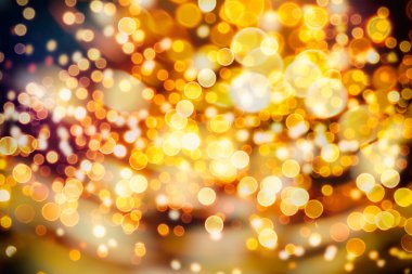 Vintage Magic arka plan ile renkli bokeh. 