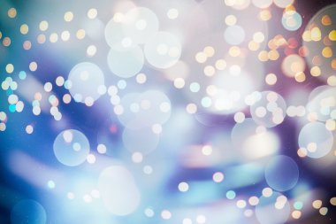        Festival arka plan. Glitter vintage ışıklar arka ışıklı defocused.