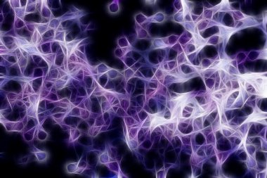 Bokeh ışıkları ve yıldız desenli şenlikli soyut arkaplan