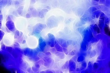 Bokeh ışıkları ve yıldız desenli şenlikli soyut arkaplan